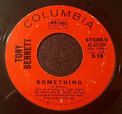 Tony Bennett Something 1970 Vinyl Discogs