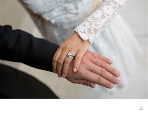 Chinese Couple Rings On Hands San Francisco City Hall Wedding Photographer Ken Mendoza