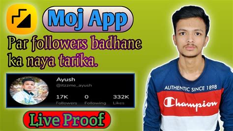 Moj App Par Followers Kaise Badhaye How To Increase Followers In Moj