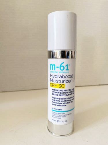 M 61 Hydraboost Moisturizer Spf 30 Hydrating Peptide And Vitamin B5 17