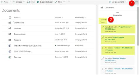 5 Ways To Display Recently Modified Documents On A Sharepoint Site