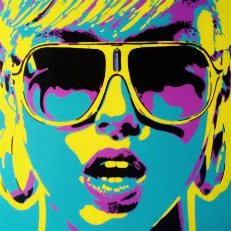 1 Digital Download Pop Art Woman Painting Canvas Stencil Art