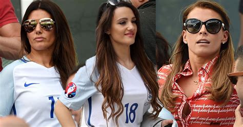 England Score Early With Hot Wags Coleen Rooney Rebekah Vardy Andriani Michael And More