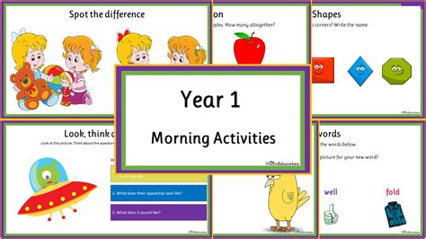Year 1 Morning Starter Activities Powerpoint The Mum