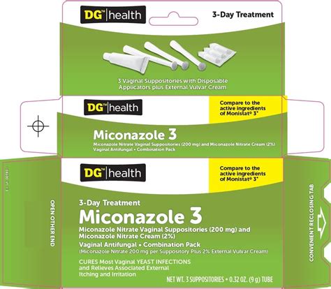 Dg Health Miconazole 3 Kit Dolgencorp Inc