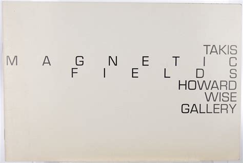 Magnetic Fields Howard Wise Gallery Exhibition February 21 March