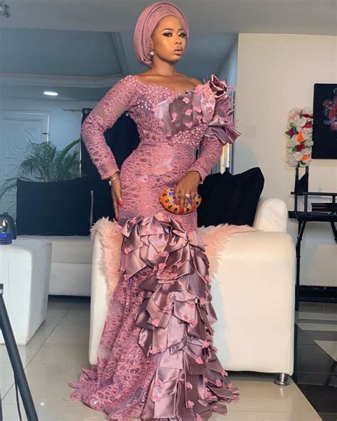 Nigerian Lace Dress Styles For Ladies Mynativefashion