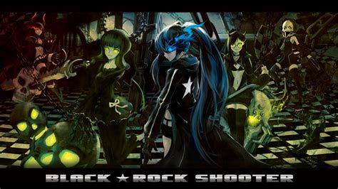 Wallpaper Anime Girls Black Rock Shooter Comics Black Gold Saw
