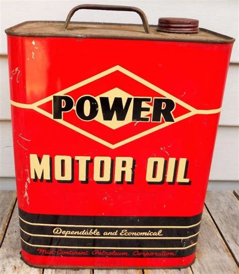 Got That Power Vintage Oil Cans Old Oil Cans Motor Oil