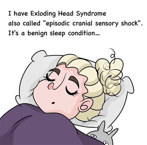 Artist Illustrates What Its Like Living With Exploding Head Syndrome