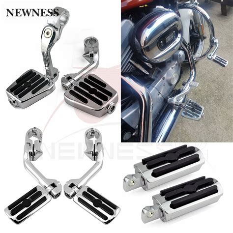 Motorcycle Universal 32mm Highway Bar Foot Pegs Engine Guard Pedal For
