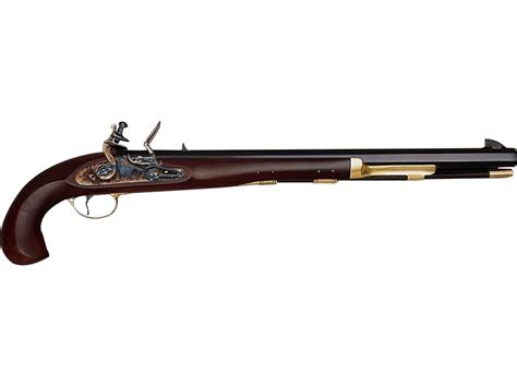 Pedersoli Bounty Flintlock Muzzleloading Pistol 45 Cal 16 Blued Barrel