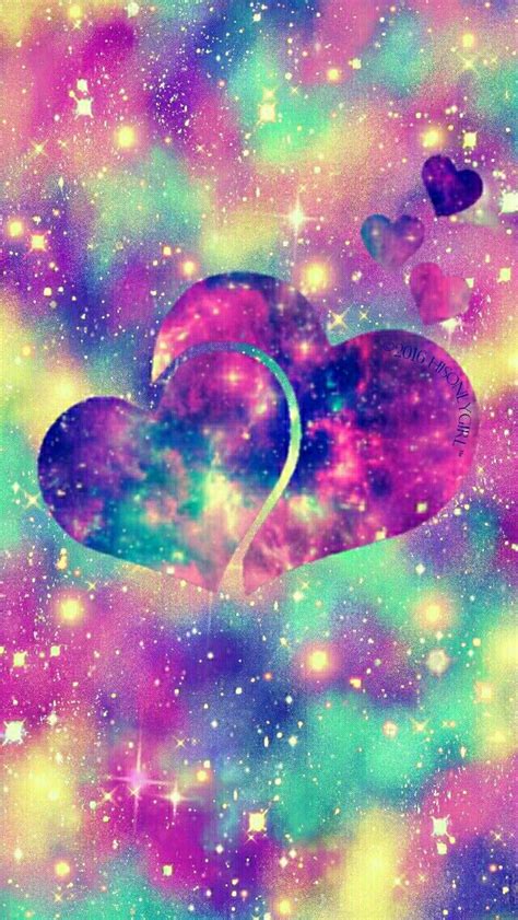 Heart Galaxy Iphoneandroid Wallpaper I Created For The App Cocoppa