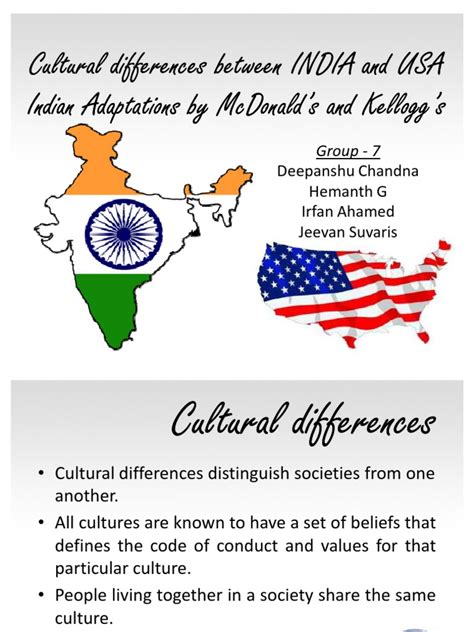 Cultural Differences Between India And Usa