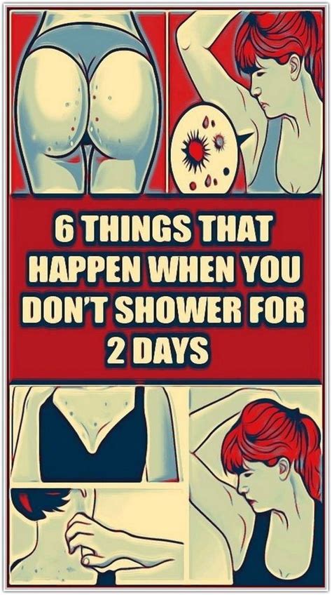 6 Things That Happen When You Don’t Shower