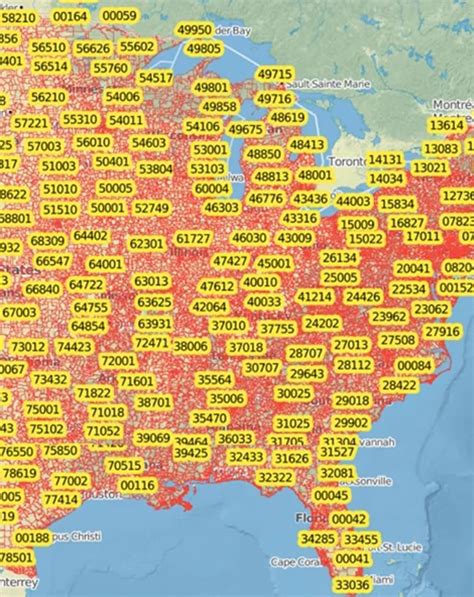 5 Digit ZIP Codes United States Dashboards Data Spotzi