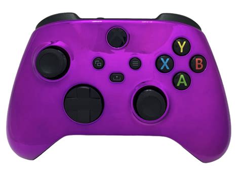 Custom Microsoft Xbox Series X Controller Glossy Chrome Purple