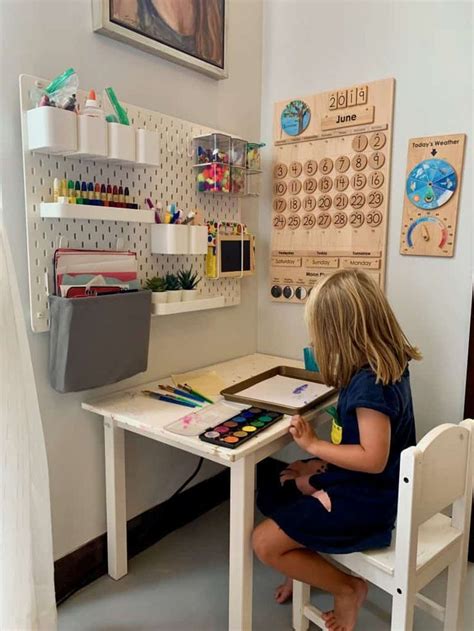 Homeschool Art Station Homeschool Room Design Homeschool Room