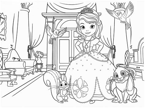 Marcar Absorci N Mini Dibujos Para Colorear Princesa Sofia Temblar Refrigerador Oportuno