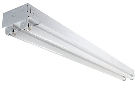 Ge 16466 basic 18 inch fluorescent under cabinet light fixture, plug in, warm white, plastic housing, 5 foot cord, perfect for kitchen, office, garage, flourescent. T12 Fluorescent 2 Lamp Strip Light Fixtures 866-637-1530
