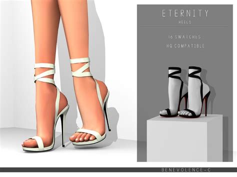 Sims 4 Cc Custom Content Ts4cc Shoes Heels In 2020 Sims 4 Sims 4