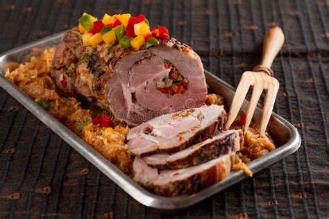Stuffed Meat Roll Stock Image Image Of Roasted Roulette 62811273