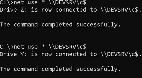How To Connect To Network Drives On The Command Line With Net Use