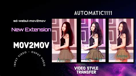 Automatic Tutorial New Extension Mov Mov With Controlnet In Stable