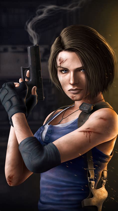 2160x3840 Jill Valentine Resident Evil 3 2020 4k Sony Xperia Xxzz5