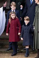 Photo : Le prince George de Galles, la princesse Charlotte de Galles et ...