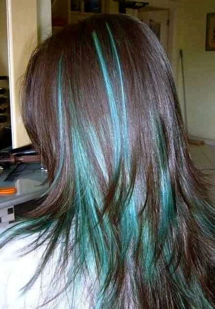 I Would Have Blonde And Aqua Hair Teal Hair Highlights