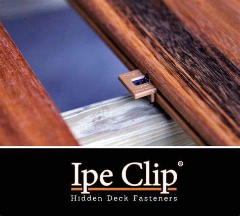 Ipe Clip® Hidden Deck Fasteners Manasquan Fasteners