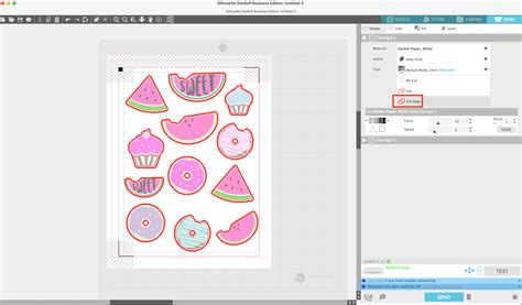 Print And Cut Silhouette Cameo 4 Beginner Sticker Tutorial Free