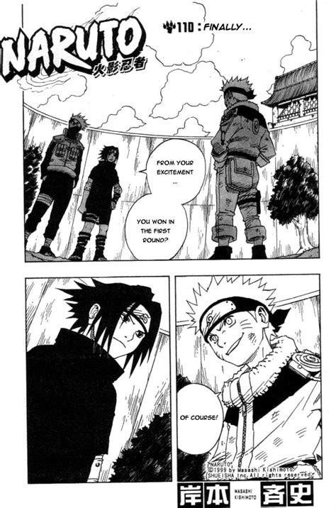 Naruto Shippuden Vol13 Chapter 110 Finally Naruto Shippuden