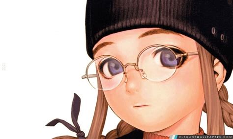 Anime Girl With Glasses Fond Décran Hd à Télécharger
