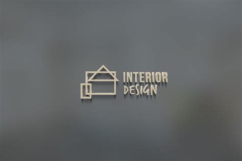 Interior Design Logo Abstract Graphic By Pretty Decadent · Creative Fabrica