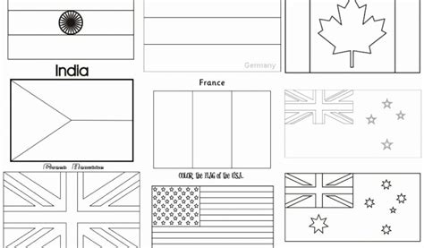 52 Classic International Flags Coloring Pages Coloring Books For