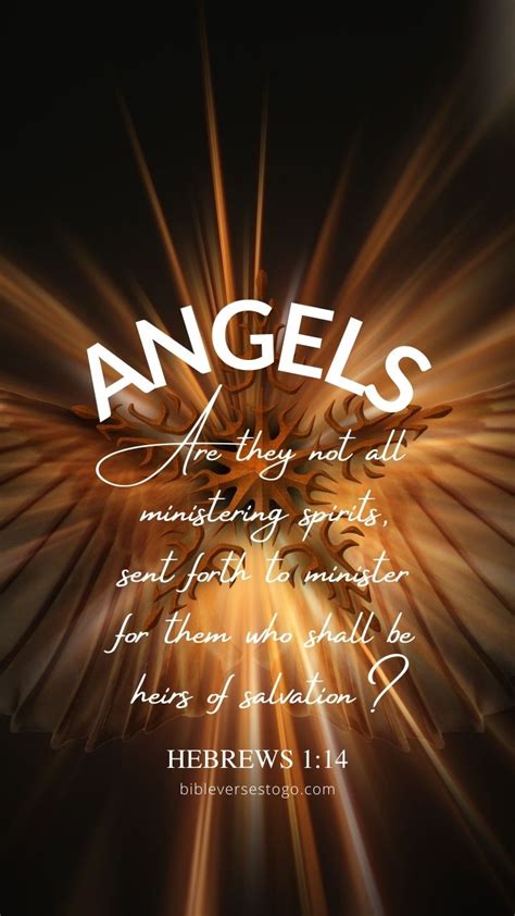 Angels Hebrews 114 Encouraging Bible Verses