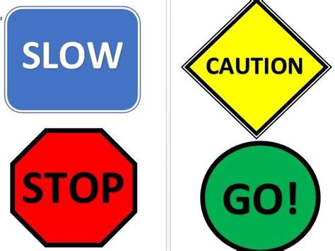 Zones Of Regulation Signs Printable Templates Free