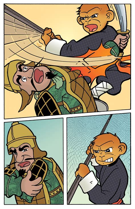 Monkey King Graphic Novel Page Sun Wukong Journey To The West Monkey