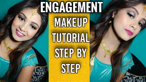 Engagement Makeupring Ceremony Makeuptutorial Step By Step Hindi