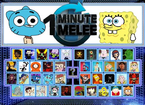 One Minute Melee Blank Character Select Template By Doctormoodb On