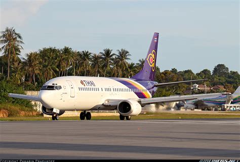 Boeing 737 4d7 Thai Airways International Aviation Photo 2346993