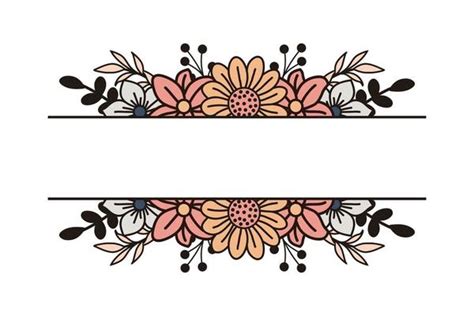 Floral Border Vector Art Icons And Graphics For Free Download