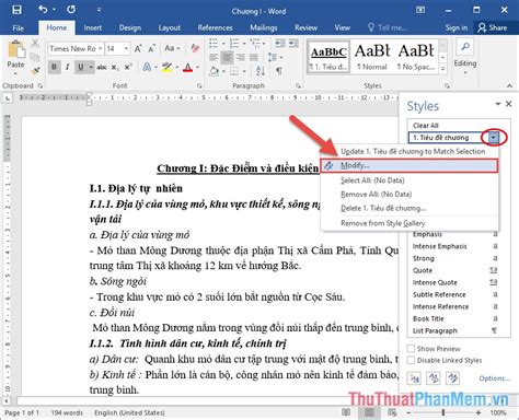How To Create And Use Styles In Word 2016