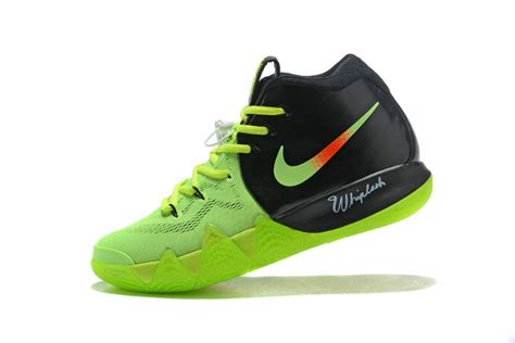 Kyrie Irvings X Nike Kyrie 4 Pe Neon Green Pe Black Volt Red For Sale