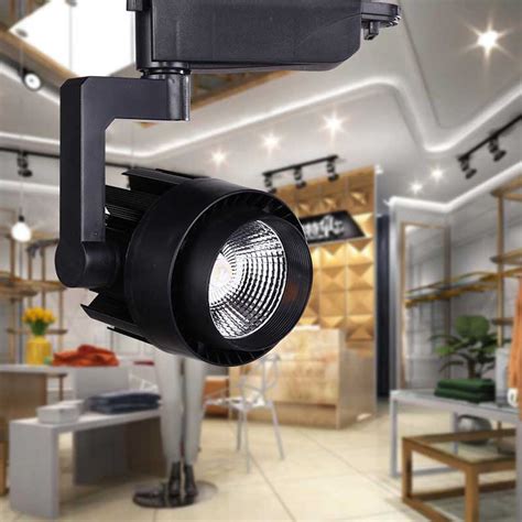 Consider placing cable lighting over a kitchen island or workspace to give you ample light for performing activities. LED Track Light 15W 30W COB Ceiling Rail lamp lights For ...