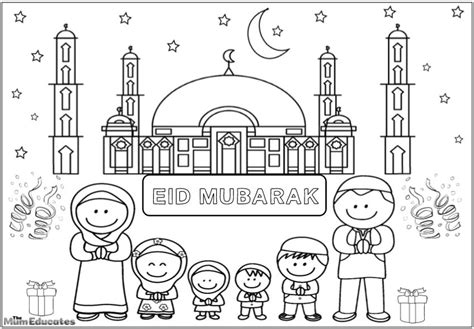 Eid Colouring Sheets Eid Colouring Eid Colouring Colouring Zohal