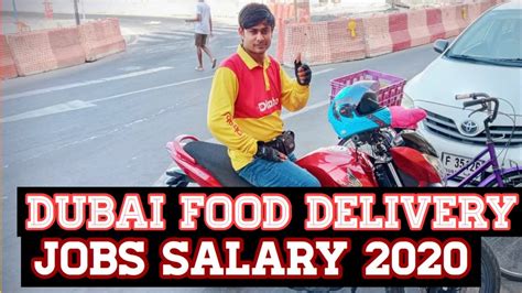 Food Delivery Job Salary In Dubai Uae Dubai Delivery Boy Jobs Salary