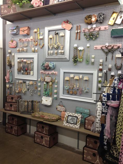 Peg Board Jewelry Wall Jewellery Display Boutique Display Store Displays